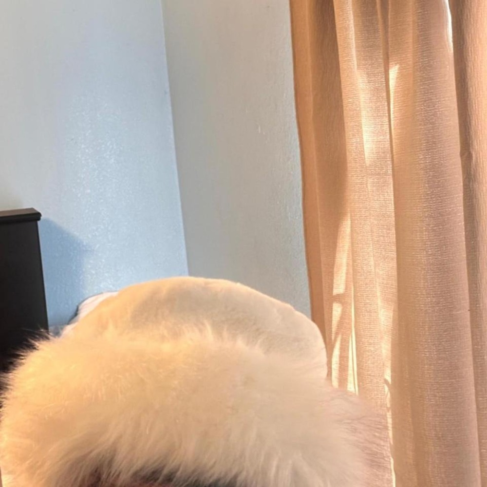 Elegant White Fur Women's Hat